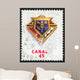 Postage Stamp Wall Decal