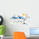 Istanbul Skyline Illustration Wall Decal