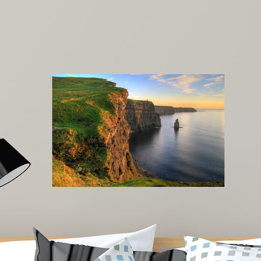 Cliffs Moher Sunset Ireland Wall Decal