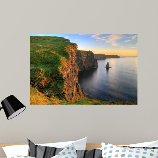 Cliffs Moher Sunset Ireland Wall Decal