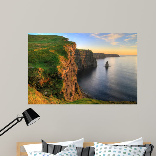 Cliffs Moher Sunset Ireland Wall Decal