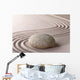 Zen Sand and Rock Garden - Horizontal Wall Decal