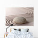 Zen Sand and Rock Garden - Horizontal Wall Decal