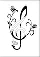 Music Clef Wall Decal
