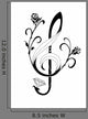 Music Clef Wall Decal