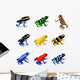 Poison Dart Frogs Wall Decal