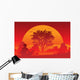 Sunrise Yoga Wall Decal