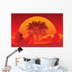 Sunrise Yoga Wall Decal