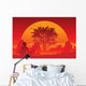 Sunrise Yoga Wall Decal