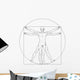 Vitruvian Man Wall Decal