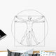 Vitruvian Man Wall Decal