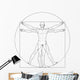 Vitruvian Man Wall Decal