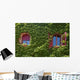 Windows Surrounded Creeping Ivy Wall Decal