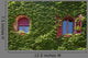 Windows Surrounded Creeping Ivy Wall Decal