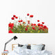 Poppy Flowers Wall Decal