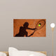 Shadow Tennis Player Action Wall Decal