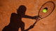 Shadow Tennis Player Action Wall Decal