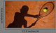 Shadow Tennis Player Action Wall Decal