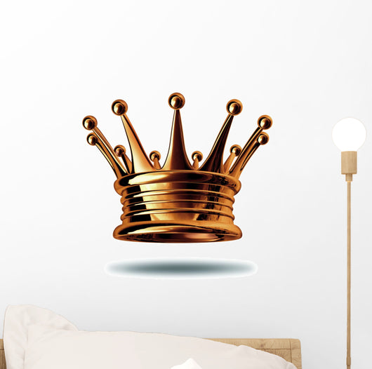 Bronze Crown Wall Decal