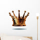 Bronze Crown Wall Decal