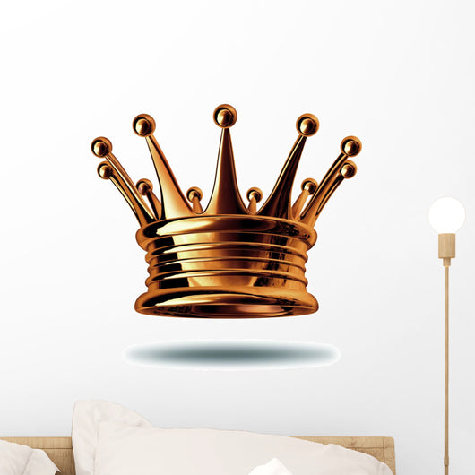 Bronze Crown Wall Decal