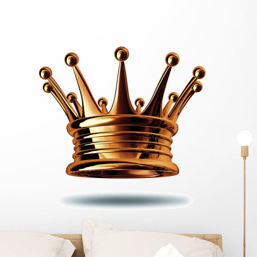 Bronze Crown Wall Decal