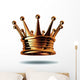 Bronze Crown Wall Decal