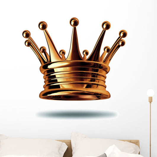 Bronze Crown Wall Decal