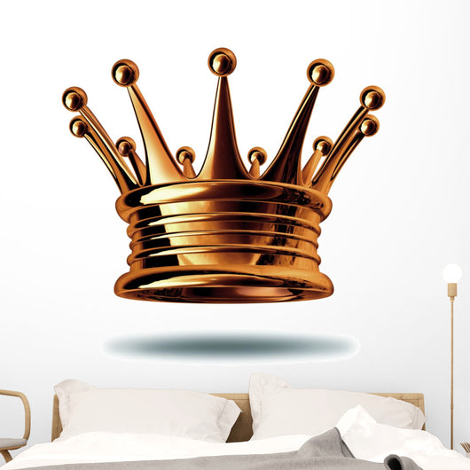 Bronze Crown Wall Decal