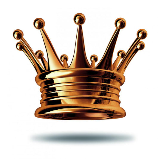 Bronze Crown Wall Decal