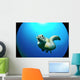 Flying Sea Turtle Wall Decal
