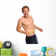 Excited Man with Measuring Wall Decal