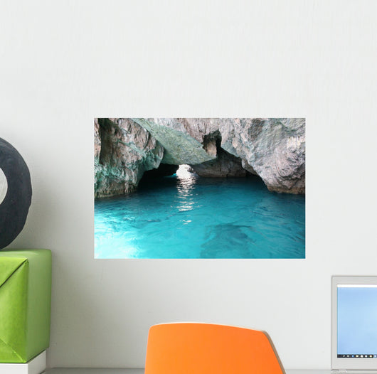 Beautiful Crystal Turquoise Water Wall Decal