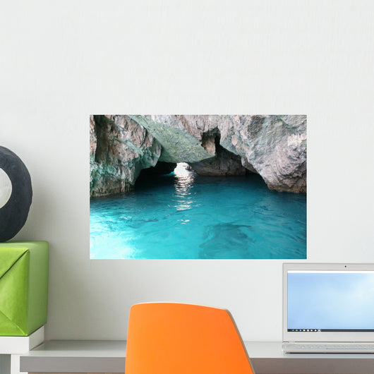 Beautiful Crystal Turquoise Water Wall Decal