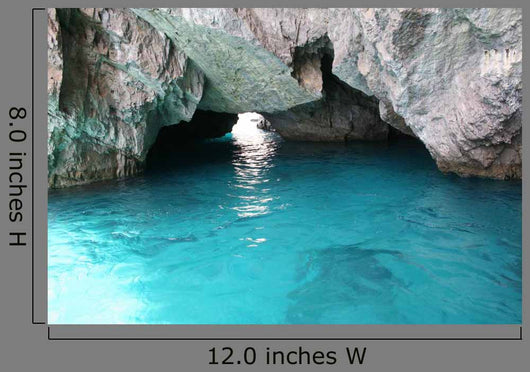 Beautiful Crystal Turquoise Water Wall Decal