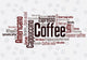 Word Cloud Coffee Wall Decal