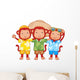 Monkey Friends Wall Decal