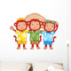 Monkey Friends Wall Decal