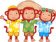 Monkey Friends Wall Decal
