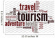Word Cloud Tourism Wall Decal