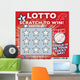 Lottery Scratch Card Wall Decal