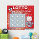Lottery Scratch Card Wall Decal