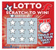 Lottery Scratch Card Wall Decal