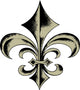 fleur de lis sketch Wall Decal