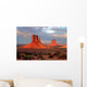 the mittens of monument valley at sunset Wall Mural