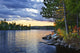 Dramatic Sunset Lake