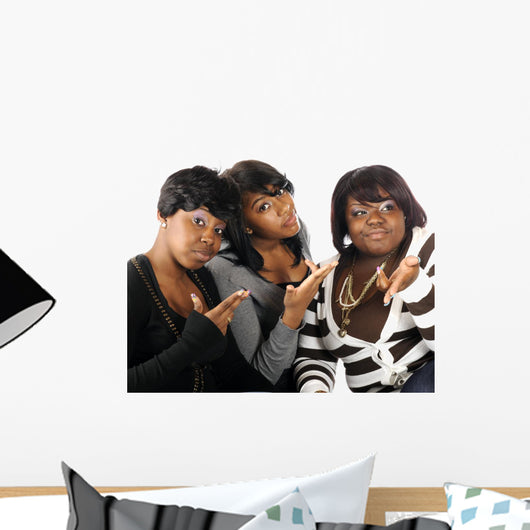 Teen Girl-buddies Wall Mural