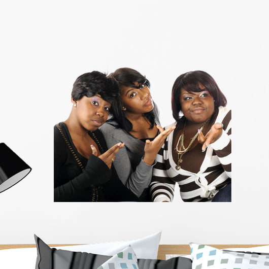 Teen Girl-buddies Wall Mural