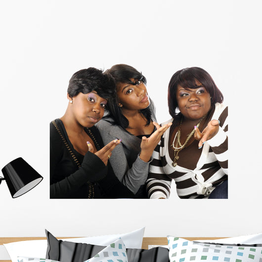 Teen Girl-buddies Wall Mural
