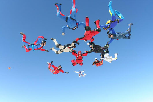 Skydiving Photo Wall Mural